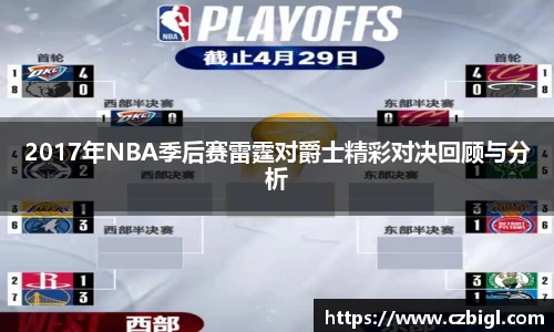 2017年NBA季后赛雷霆对爵士精彩对决回顾与分析